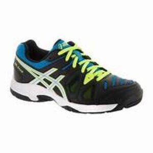 New ASICS Gel-Game 5 'Black Yellow' C502Y-9901 Sz 4.5